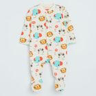 Cool Club, Pijama tip salopeta pentru bebelusi, velur, mix, imprimeu Fisher-Price, set, 2 buc.