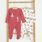 Cool Club, Pijama tip salopeta pentru fete, mix, imprimeu Disney, set, 2 buc.