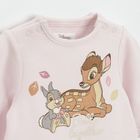 Cool Club, Pijama tip salopeta pentru fete, roz, imprimeu Bambi