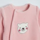 Cool Club, Pijama tip salopeta pentru fete, velur, roz
