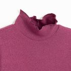 Cool Club, Pulover cu guler inalt pentru fete, din tricot striat, roz