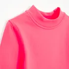 Cool Club, Pulover cu guler inalt, termic, calduros, roz fluo