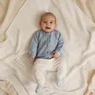 Cool Club, Pulover pentru baieti, cu nasturi, albastru