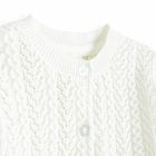 Cool Club, Pulover pentru fete, cu nasturi, alb