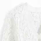 Cool Club, Pulover pentru fete, cu nasturi, alb