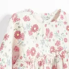 Cool Club, Rochie cu maneca lunga pentru fete, bej