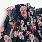 Cool Club, Rochie cu maneca lunga pentru fete, bleumarin