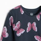 Cool Club, Rochie cu maneca lunga pentru fete, bleumarin