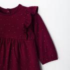 Cool Club, Rochie cu maneca lunga pentru fete, claret