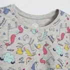 Cool Club, Rochie cu maneca lunga pentru fete, gri melanj