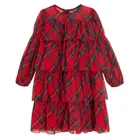 Cool Club, Rochie cu maneca lunga pentru fete, rosu