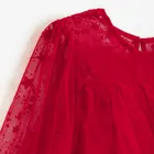 Cool Club, Rochie cu maneca lunga pentru fete, rosu