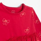 Cool Club, Rochie cu maneca lunga pentru fete, rosu