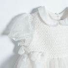 Cool Club, Rochie cu maneca scurta pentru fete, alb