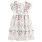 Cool Club, Rochie cu maneca scurta pentru fete, alb