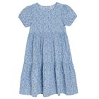 Cool Club, Rochie cu maneca scurta pentru fete, albastru