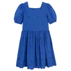 Cool Club, Rochie cu maneca scurta pentru fete, albastru