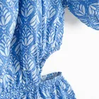 Cool Club, Rochie cu maneca scurta pentru fete, albastru