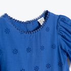 Cool Club, Rochie cu maneca scurta pentru fete, albastru inchis