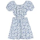 Cool Club, Rochie cu maneca scurta pentru fete, ecru