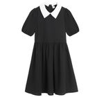 Cool Club, Rochie cu maneca scurta pentru fete, negru