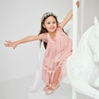 Cool Club, Rochie cu maneca scurta pentru fete, roz