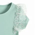 Cool Club, Rochie cu maneca scurta pentru fete, verde