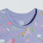 Cool Club, Rochie cu maneca scurta pentru fete, violet