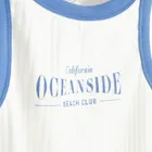 Cool Club, Rochie fara maneci pentru fete, din tricot striat, alb