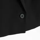 Cool Club, Sacou pentru fete, crop top, negru