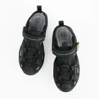 Cool Club, Sandale pentru baieti, brant din piele, negru