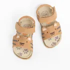 Cool Club, Sandale pentru baieti, maro, brant din piele