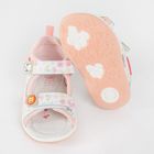 Cool Club, Sandale pentru fete, alb-roz, imprimeu flori, brant din piele, Fisher-Price