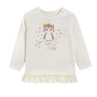 Cool Club, Set fete, bluza cu maneca lunga si colanti, imprimeu bufnita