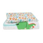 Cool Club, Set lenjerie pat fetite, 2 piese, alb, Fisher-Price, 135-100 cm
