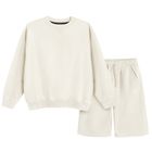 Cool Club, Set pentru baieti, Bluza calduros, Pantaloni scurti, bej