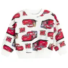 Cool Club, Set pentru baieti, Bluza, Pantaloni scurti, alb, imprimeu Cars