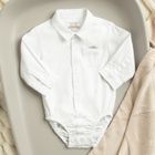 Cool Club, Set pentru baieti, Body-camasa cu maneca lunga, Pantaloni din textil, mix