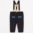 Cool Club, Set pentru baieti, Body-camasa cu maneca lunga, Vesta, Papion pentru baieti, Pantaloni, Bretele, alb-bleumarin