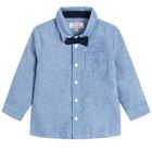 Cool Club, Set pentru baieti, Camasa cu maneca lunga, Pantaloni din material textil, Pulover, Papion, mix