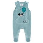 Cool Club, Set pentru baieti, Salopeta cu botosei, Body cu maneca lunga, Caciula, mix, imprimeu Disney