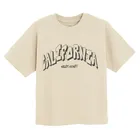 Cool Club, Set pentru baieti, Tricou, Pantaloni scurti, bej