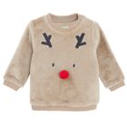 Cool Club, Set pentru bebelusi, Bluza, Pantaloni cu botosei, maro deschis