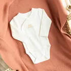 Cool Club, Set pentru bebelusi, Body cu maneca lunga, Pantaloni cu botosei, Caciula, din tricot striat, mix