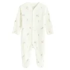 Cool Club, Set pentru bebelusi, Body cu maneca lunga, Pijama tip salopeta, Pantaloni cu botosei, Caciula, alb