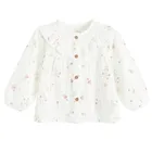 Cool Club, Set pentru fete, Bluza cu maneca lunga, muselina, Colanti, din tricot striat, mix