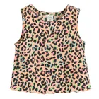 Cool Club, Set pentru fete, Bluza fara maneci, Pantaloni din textil, portocaliu