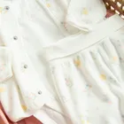 Cool Club, Set pentru fete, Body cu maneca lunga, Pantaloni, Bluza cu capse, alb