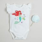 Cool Club, Set pentru fete, Body cu maneca scurta, Fusta, alb, roz, imprimeu Disney Princess