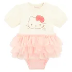 Cool Club, Set pentru fete, Body-rochie cu maneca scurta, Bentita, mix, imprimeu Hello Kitty